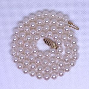 MIKIMOTO Blue Lagoon 18” pearl necklace